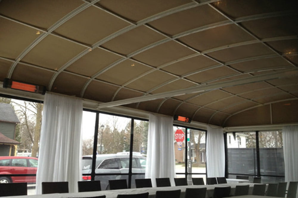 Litra Retractable Patio Covers for Avenue Cibi e Vini