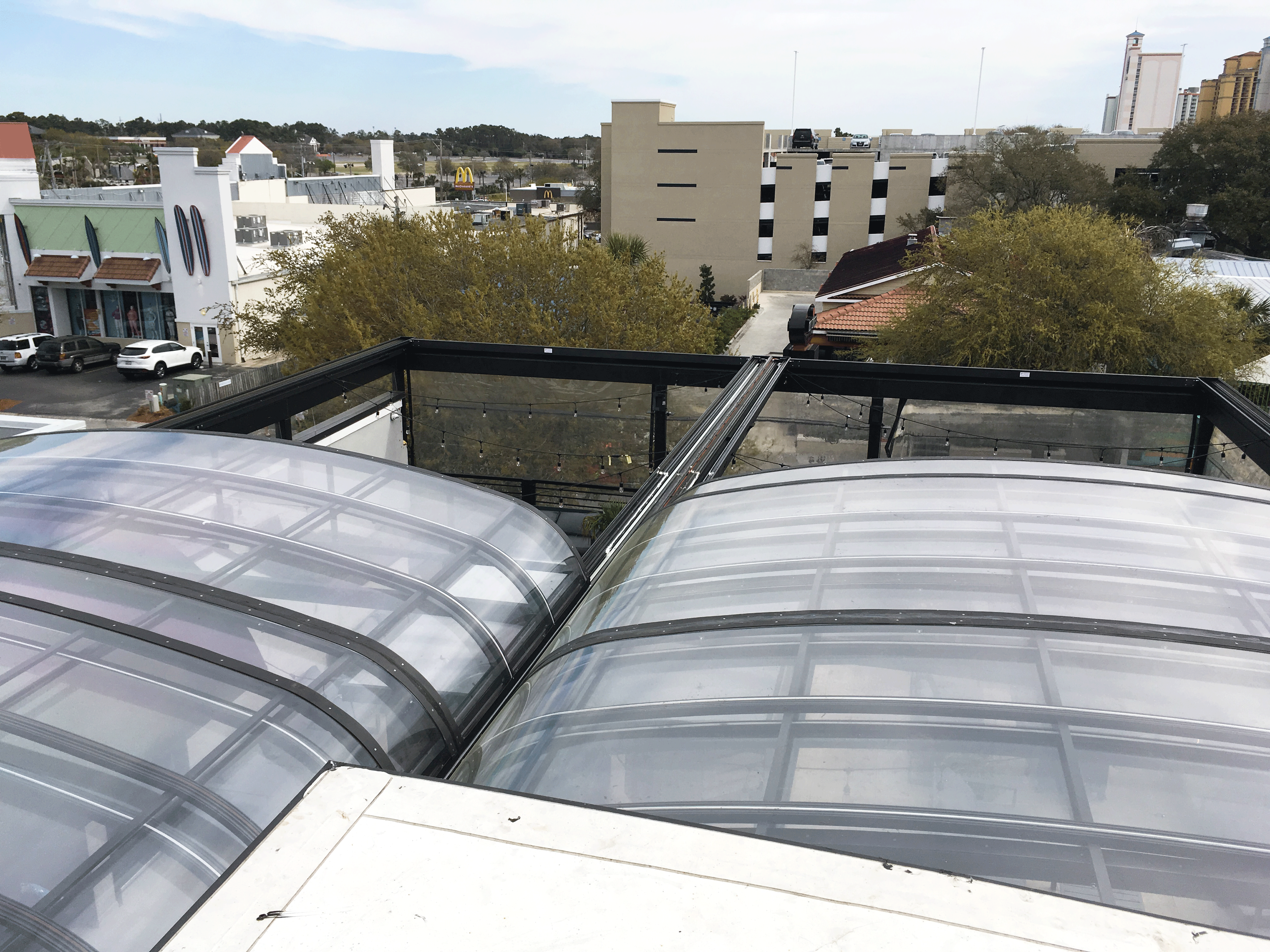 LITRA Rooftop enclosures made for Soho Café